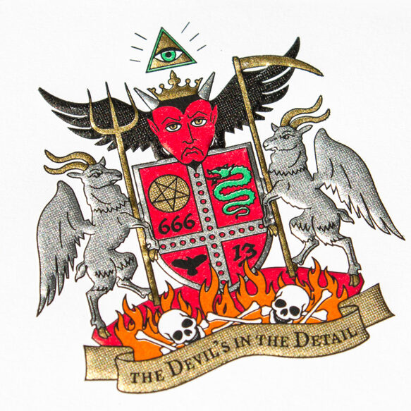 Halloween printers card design